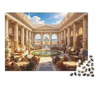Classical Roman Marble Hall Jigsaw Puzzle for Adults 1000 Pieces Puzzle Game Ancient Architecture Scene Relaxing Gift 70x50cm/1000pcs