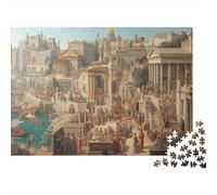 Classical Roman Urban Architecture Jigsaw Puzzles. 1000pcs (75x50cm) Whimsical Challenge Toy for Educational Games Gifts