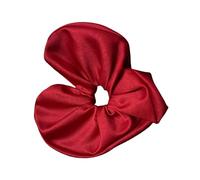 Classical Satined Love Heart Hair Band Various Styling Scrunchies Shaping Hairtie for Daily Use Elastic