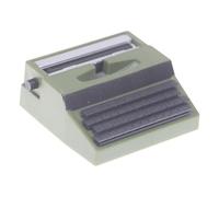 Classical Small Typewriter Model Decorative Desk Display Piece Ideal for Dollhouses Enthusiasts and History Lover Accessory Typewriter Model Typing Machine