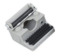 Classical Small Typewriter Model Decorative Desk Display Piece Ideal For Dollhouses Enthusiasts And History Lover Dollhouses Typing Machine Accessory