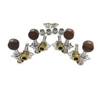 Classical Styles Ukulele Tuning Peg 2L 2R Tuners Opened Machine Heads Knobs for Ukulele 4 String Guitar Parts Enduring Machine Head Tuners Great for Replacing Old or Dirty Pegs