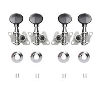 Classical Ukulele Tuning Peg 2L + 2R Tuners Opened Machine Heads Knobs for Ukulele 4 String Guitar Parts Machine Head Tuners Great for Replacing Old or Dirty Pegs