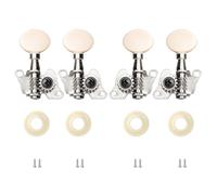Classical Ukulele Tuning Pegs Machine Heads Replacement 2L + 2R Tuners with Mouting Screws Machine Head Tuners Great for Replacing Old or Dirty Pegs