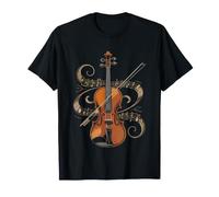 Classical Violinist Baroque Ornate Violin Art Lover T-Shirt
