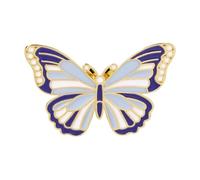 Classical Winged Butterfly Brooch Pin with Enameled, C35492