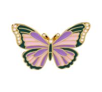 Classical Winged Butterfly Brooch Pin with Enameled, C35493