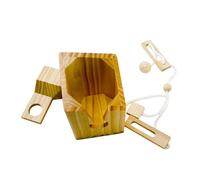 Classical Wooden Logics Lock Puzzle Game Toy Set For Adult Enhancing Cognitive Skill And Social Interaction For Family Party Game