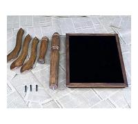 Classical Wooden Magician Table Magic Tricks Nut-brown Wooden Table Close-up Stage Magic Accessories Props Magic Desk