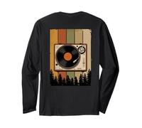 Classically Trained 1210 1200 Turntable EDM (Art ON Back) Long Sleeve T-Shirt