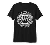 Classically Trained Funny Manual Transmission Stick Shift Premium T-Shirt