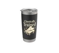 Classically Trained Piano Teacher Funny Piano Player Pianist Stainless Steel Insulated Tumbler