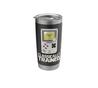 Classically Trained Retro 90s Funny Old School Gamer Stainless Steel Insulated Tumbler