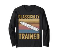Classically Trained Slide Rule Mechanical Analog Vintage Long Sleeve T-Shirt