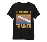 Classically Trained Slide Rule Mechanical Analog Vintage Premium T-Shirt
