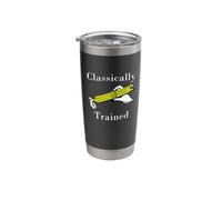 Classically Trained Slide Rule Retro Math Engineer Stainless Steel Insulated Tumbler