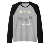 Classically Trained Stick Shift Driver Auto Men Women Auto Raglan Baseball Tee