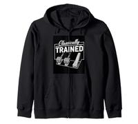 Classically Trained Stick Shift Driver Auto Men Women Auto Zip Hoodie