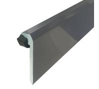 ClassicBond Rubber Roofing/flat Roofing Trim - Sure Edge Kerb Trim For Flat Roofs, 2M Anthracite Grey X2 Bundle