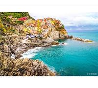 ClassicJP 1000 Piece Jigsaw Puzzle Scenic View Of Colorful Village Manarola In Cinque Terre For Adult Friend