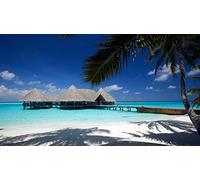 ClassicJP 1000 Piece Jigsaw Puzzles For Adults Exotic Terrace Sea, Ocean, Beach Puzzle 1000 Pieces Diy For Kid Toy Gift