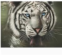 ClassicJP Adult Jigsaw Puzzles White Tiger Animal 1000 Piece Puzzle For Adult Kid