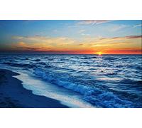 ClassicJP Diy Puzzle For Adult Kid Friend Ocean Beautiful Landscape Romantic Sky 1000Piece Jigsaw