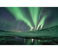 ClassicJP Jigsaws Puzzle 1000 Piece Puzzles Aurora Borealis Scenery For Kids Adults Festival Gift