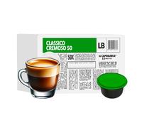 CLASSICO CREMOSO coffee, creamy (100 Capsules) Compatible with Lavazza Blue - (La Capsuleria)