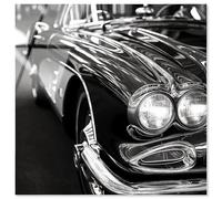 Classic's Glint II BW Acrylic Print Glam Wall Decor by Notoriart, Ready to Hang, 30 x 30