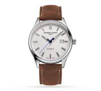 Frederique Constant Classics Men's Brown Leather Strap Watch
