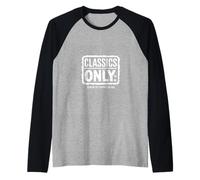 Classics Only Original Seniors Dog Cat Rescue Raglan Baseball Tee