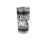 Classics Only Original Seniors Old Dog Old Cat Stainless Steel Insulated Tumbler