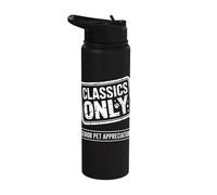 Classics Only Original Seniors Old Dog Old Cat Stainless Steel Insulated Water Bottle