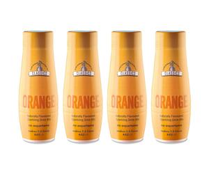Classics Orange Sparkling Drink Mix 440ml - 1424224440 SodaStream X 4