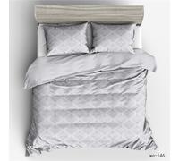 Classics Plaid Duvet Cover Geometry Stripe Bedding Set for Kids Boys Girls Teens The Modern Concise Style Comforter Set for All Seasons Soft Bedroom Decor 3Pcs (Colour 17,Single:135x200cm (3Piece))