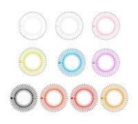 Classicseali 12Pcs Comb Headband,Plastic Zig Zag Hair Band | Stretch Comb Headband with Diamond, Non-Slip Elastic Design, Suitable for Women, Girls, and Sporty Occasions, 10 Colors