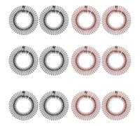 Classicseali 12pcs Zig Zag Hair Band, 90s Zig Zag Headband, Comb Hairband, Spiky Headbands for Women with Teeth, Flexible Stretch Claw Headbands for Womens, Girls and Sports, Black and Brown