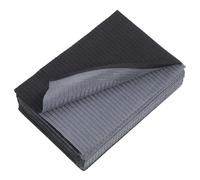 Classicseali 20 Pcs Nail Mat,Tattoo Table Mats,Waterproof Black Dental Bibs Disposable for Home Pedicure,Disposable Manicure Mats - 45.5 x 33 cm,Also Use to be Dental Bibs or Tattoo Tables Matt