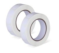 Classicseali 2000pcs Circle Stickers, 1.25cm / 0.5 in Waterproof Round Dot Stickers Label for Office Shop Home Classroom Marking, White Sticker Dots