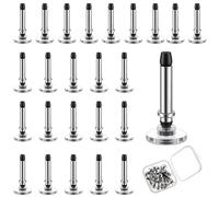 Classicseali 24 PCS Stylus Tips Replacement, Round Interchangeable Stylus Pen Tips Replacement, Replacements Styluses Tip, Suitable for Touch Screen Devices, Daily Use Items