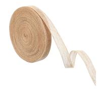 Classicseali 30M Burlap Ribbon, 2cm/0.8In Jute Ribbon for Crafts Natural Burlap Fabric Roll for Wedding Decorations Gift Wrapping Supplies Bows Wreaths Crafts Flower Bouquet Party Home Decorations