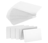 Classicseali 30pcs NFC Cards,White Square Programmable ntag215 NFC Card, Rewritable Blank Cards with Chip, Simple and Convenient Programmable Tags 504 Bytes,Compatible with Enabled Smartphones Devices