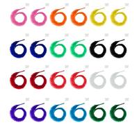 Classicseali 36Pcs Worm on a String, Rainbow Fuzzy Worms, Colorful Worm Toy, Magic Fuzzy Worms Toys for Parties and Pet Entertainment