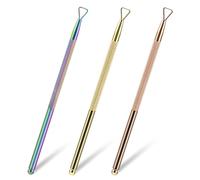 Classicseali 3PCS Lottery Scratcher Tool, Metal Lottery Ticket Scratcher Tool, Scratch Off Tool for Lotto Enthusiasts, Effortless Scratching Experience, Colorful Stainless Steel Finish