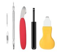 Classicseali 4PCS Watch Back Remover, Durable Watch Opener, Multi-Function Watches Opening Tool, for Mobile Phone and Tablet Repair Replacement Accessories, Watchmaker Adjustment, 4 Colors