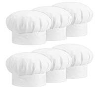 Classicseali 6Pcs Chef Hat Kids,Adjustable Elastic Kids Chef Hat