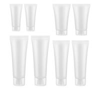 Classicseali 8pcs Refillable Travel Bottles, Clear Plastic Empty Squeeze Bottle, 20ml & 30ml & 50ml & 100ml Travel Bottles for Toiletries, Leak Proof Travel Bottle for Toiletries, Makeup, Shampoo
