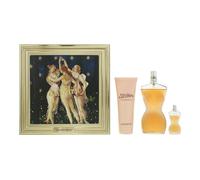 Jean Paul Gaultier Classique Eau De Toilette Women's Perfume Gift Set Spray 100ml With Body Lotion & 6ml Eau De Toilette