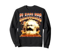 Classless Karl Marx Communism Communist Socialism 90s Sweatshirt